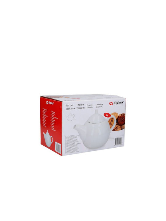 Alpina Appliances Ceainic Ceramică Alb 1000ml
