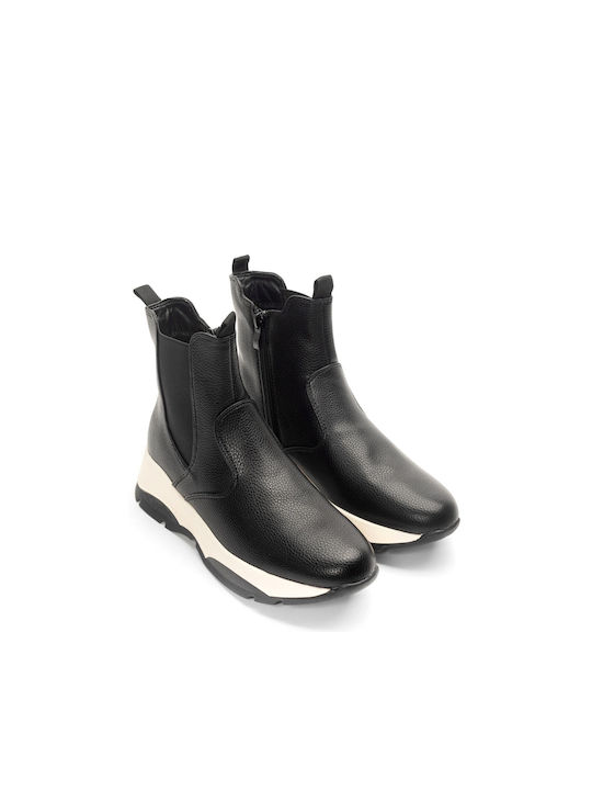 Plato Women's Chelsea Boots Black