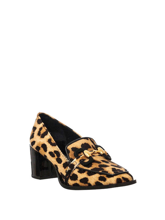 Wall Street Pantofi cu toc Animal Print