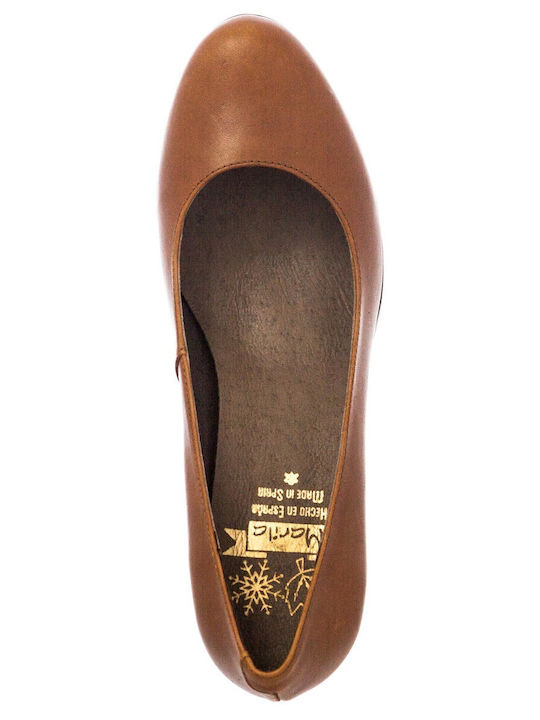 Leder Pumps Braun
