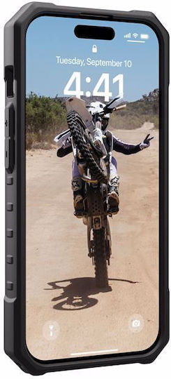 UAG Back Cover Σιλικόνης / Πλαστικό 2mm Γκρι (iPhone 15 Pro)