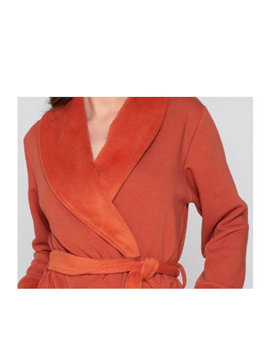 Jeannette Lingerie Summer Women's Robe Orange