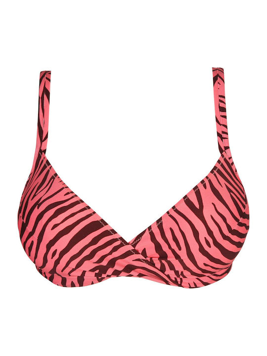 Bikini Σουτιέν Animal Print Ροζ