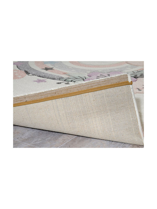 Tzikas Carpets Diamond Παιδικό Χαλί Σύννεφα Λευκό / Κρεμ 160x230cm