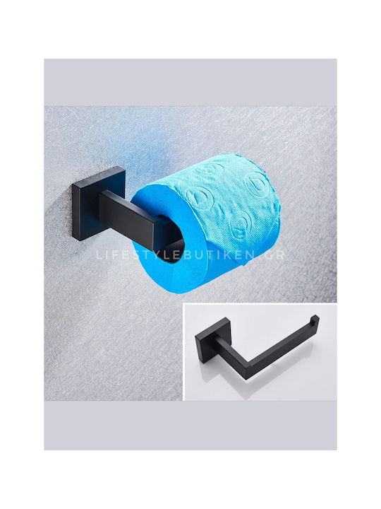 Naron Set Accesorii Pentru Baie Metalic Negru 4 Bucăți Naron Set Accesorii Pentru Baie Metalic Negru 4 Bucăți