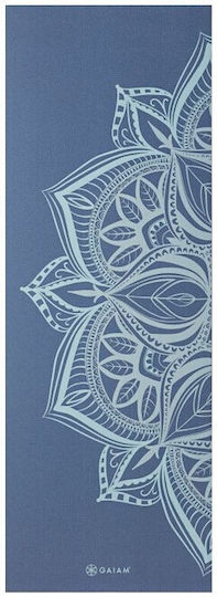 Gaiam Point Στρώμα Yoga Μπλε (173x61x0.5cm)