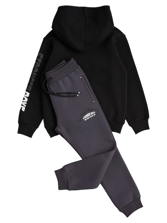 Sprint Kids Sweatpants Set Black 2pcs