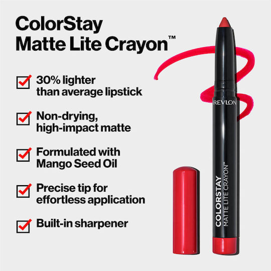 Revlon Colorstay Κραγιόν Matte Air Kiss 1.4gr