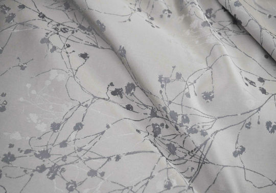 Saray Home Βlossom με Τρέσα Γκρι 220x280εκ.