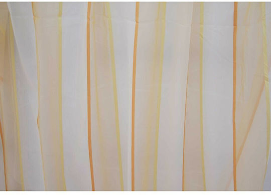 Saray Home Vorhang mit Bleistiftfalten Weiß 280x300cm