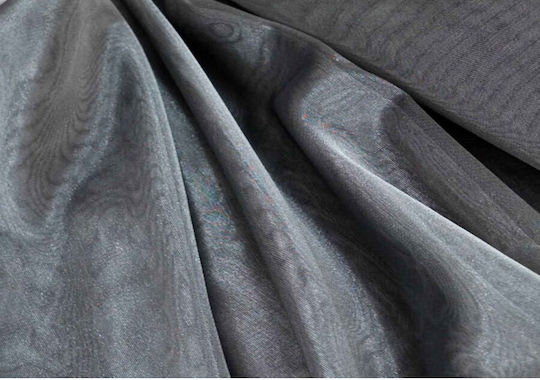 Saray Home Перде с Плик с Писалка Сиво 280x300см