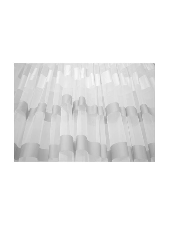 Saray Home Window Curtain with Pencil Pleat White 280x140cm