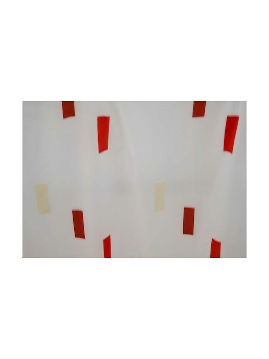 Saray Home Κουρτίνα με Τρέσα Λευκή 280x300εκ.