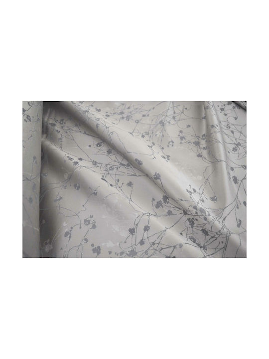 Saray Home Перде с Плик с писалка Blossom Сиво 280x220 см