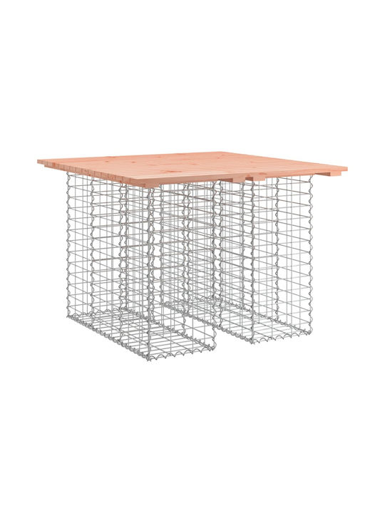 Masa pentru spații exterioare Lemn cu schelet metalic CAFE 100x102x72buc