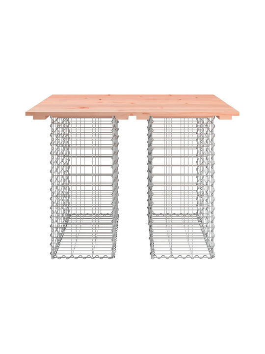 Masa pentru spații exterioare Lemn cu schelet metalic CAFE 100x102x72buc