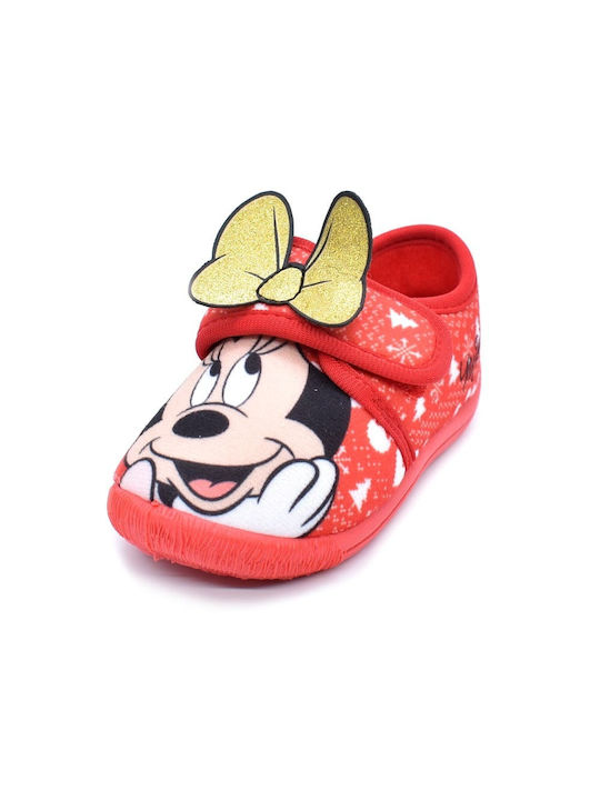 Minnie Mouse Παιδικές Παντόφλες Κόκκινες