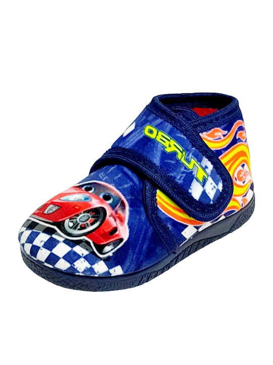 Kids Slippers Boots Blue