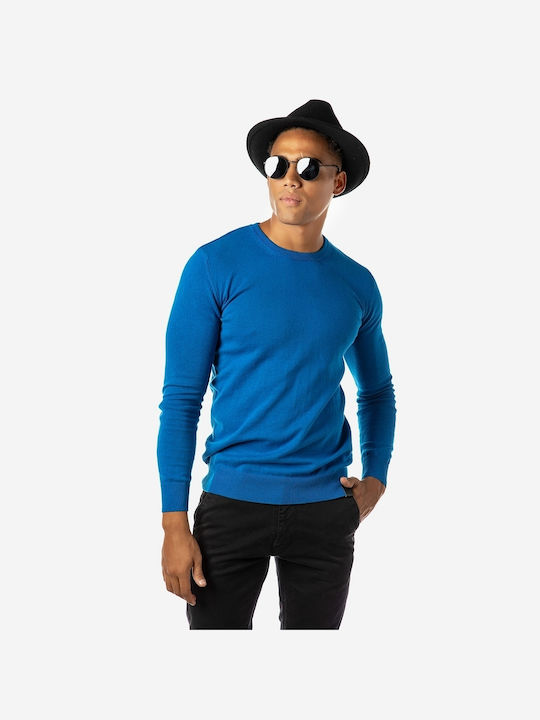 Camaro Men's Long Sleeve Sweater Blue