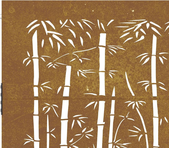 vidaXL Fence Gate from Bamboo in Brown Color 85cm x 1.0m