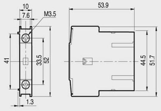 Schalter Schütz elektrische Schalttafel 2Stück 03.010.0030