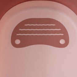 Interbaby Foldable Baby Bath Pink