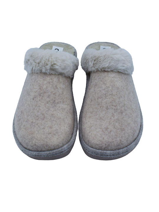 Comfy Anatomic Anatomical Women's Slippers in Beige color