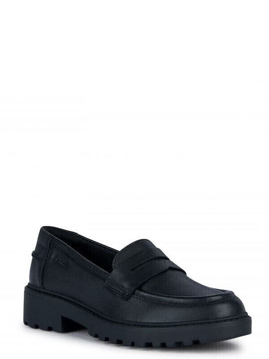 Girls Slip-On Moccasins Casey Black