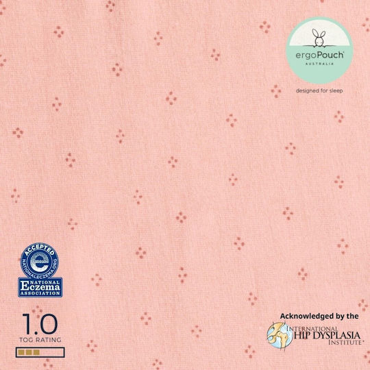 Ergo Pouch Frühlingshaft Schlafsack 1 Tog Pink