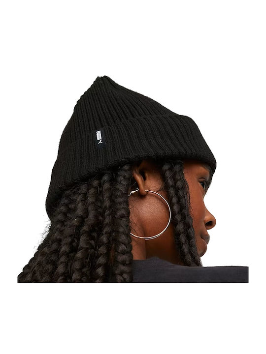 Beanie Unisex Beanie Knitted in Black color