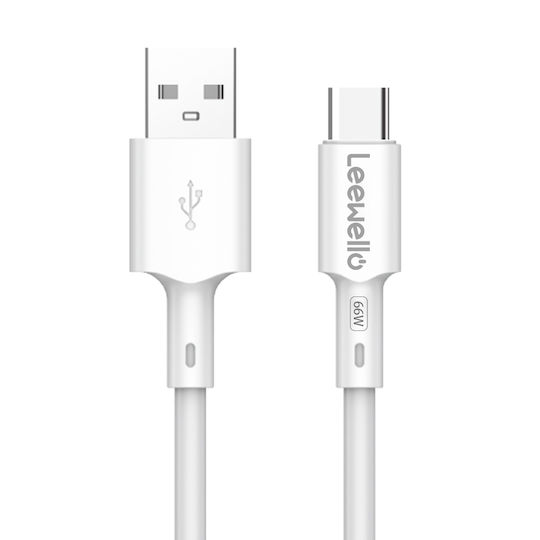 Leewello Încărcător cu Port USB-A și Cablu USB-C 20W Albς (CDQ22)