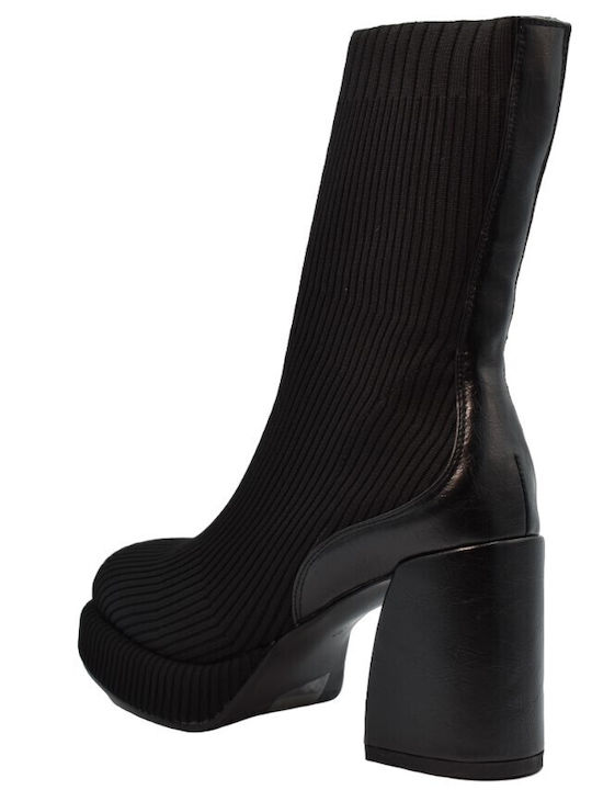 Noa Harmon Women's Ankle Boots with High Heel Black