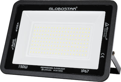 GloboStar Atlas Στεγανός Προβολέας LED 150W Ψυχρό Λευκό 6000K IP67