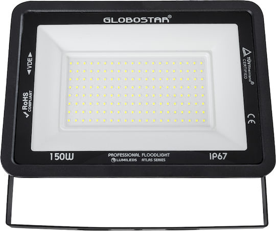 GloboStar Atlas Waterproof LED Floodlight 150W Cold White 6000K IP67