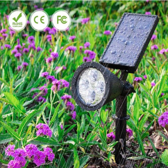 Factory Led Αδιάβροχο Καρφωτό Ηλιακό Φωτιστικό Πράσινο με Αισθητήρα Κίνησης και Φωτοκύτταρο IP65