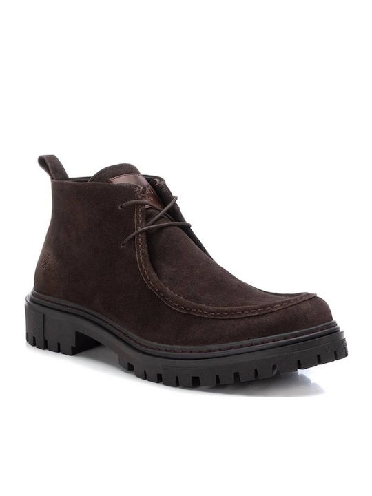 Leather Men's Boots Brown