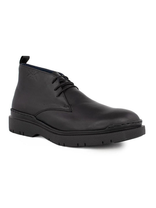 Kricket Men's Leather Boots Black