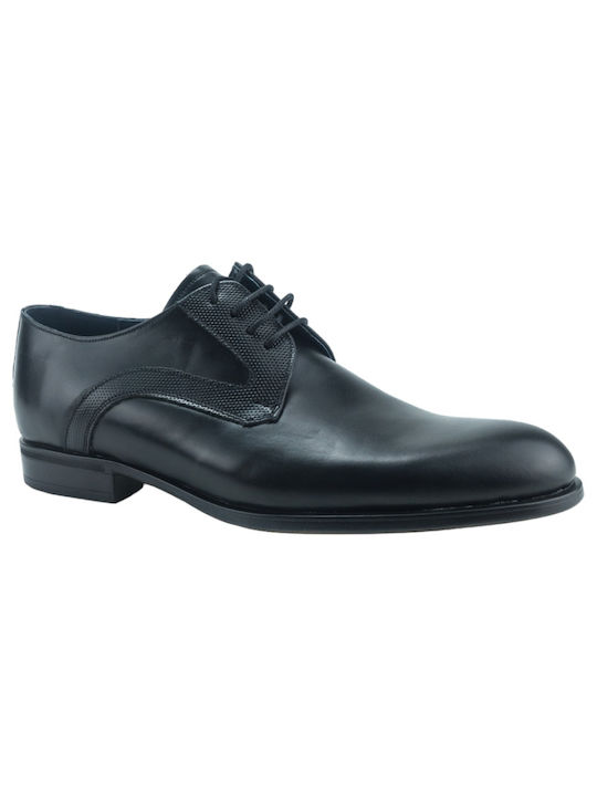 Antonio Shoes Leder Herren Freizeitschuhe Schwarz