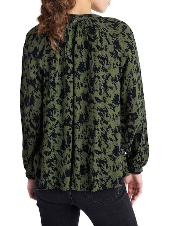 Attrattivo Tunic Long Sleeve Green