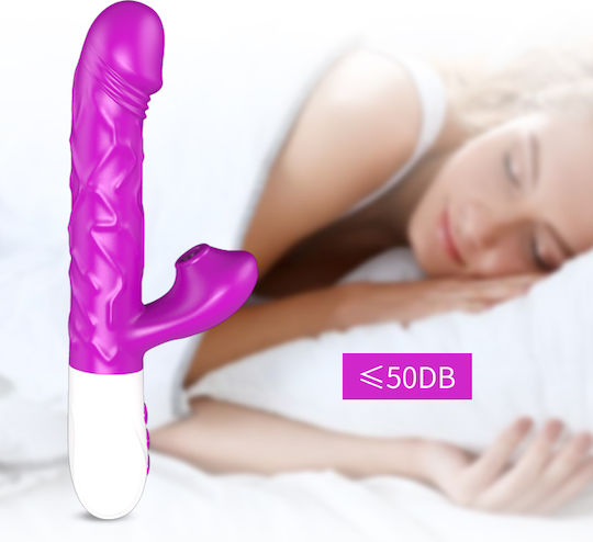 Kinksters Κλειτοριδικός Δονητής με Απομακρυσμένο Έλεγχο 23cm Μωβ