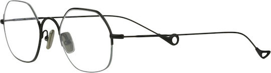 Eyepetizer Ottagono Μεταλλικός Σκελετός Γυαλιών Μαύρος OTTAGONO-C.6-49