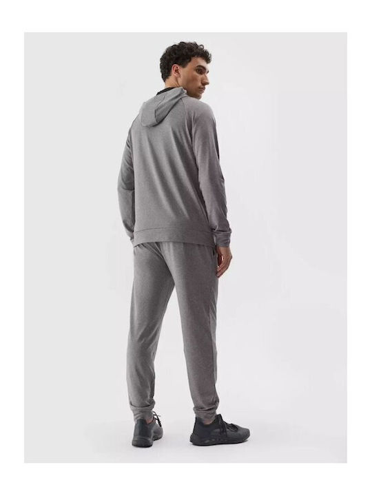 4F Men's Sweatpants with Rubber Gray