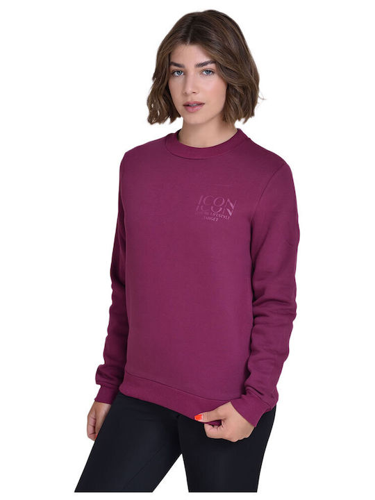 Target Women's Fleece Sweatshirt Purple