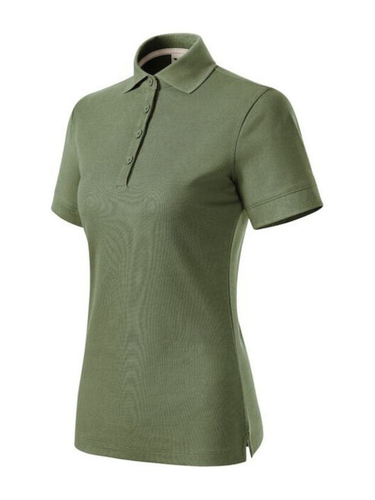 Malfini Women's Short Sleeve Promotional Blouse Green