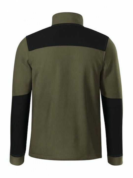 Rimeck Men's Long Sleeve Promotional Cardigan Green