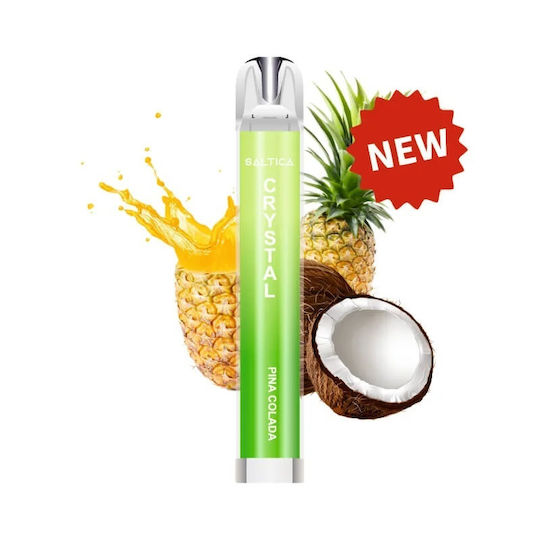 Saltica Crystal Țigară Electronică de unică folosință 700 Inhalări Pina Colada 2ml 20mg