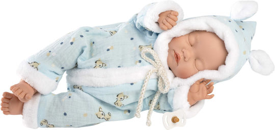 Llorens Juan Baby-Puppe Junge mit Geschlossenen Augen 31 cm