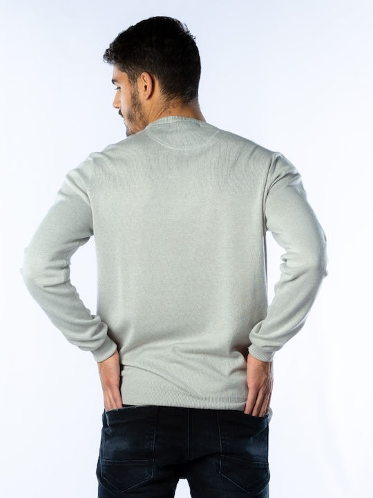 Brokers Jeans Men's Long Sleeve Sweater Gray