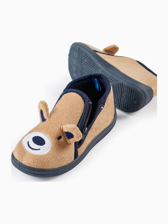 Kinderhausschuhe Beige