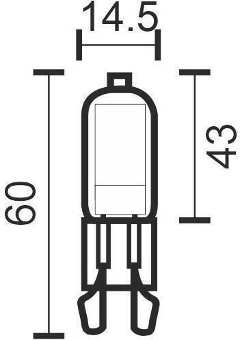 Spot Light LED Крушка 3W за Цокъл G9 Естествено бяло 300лм